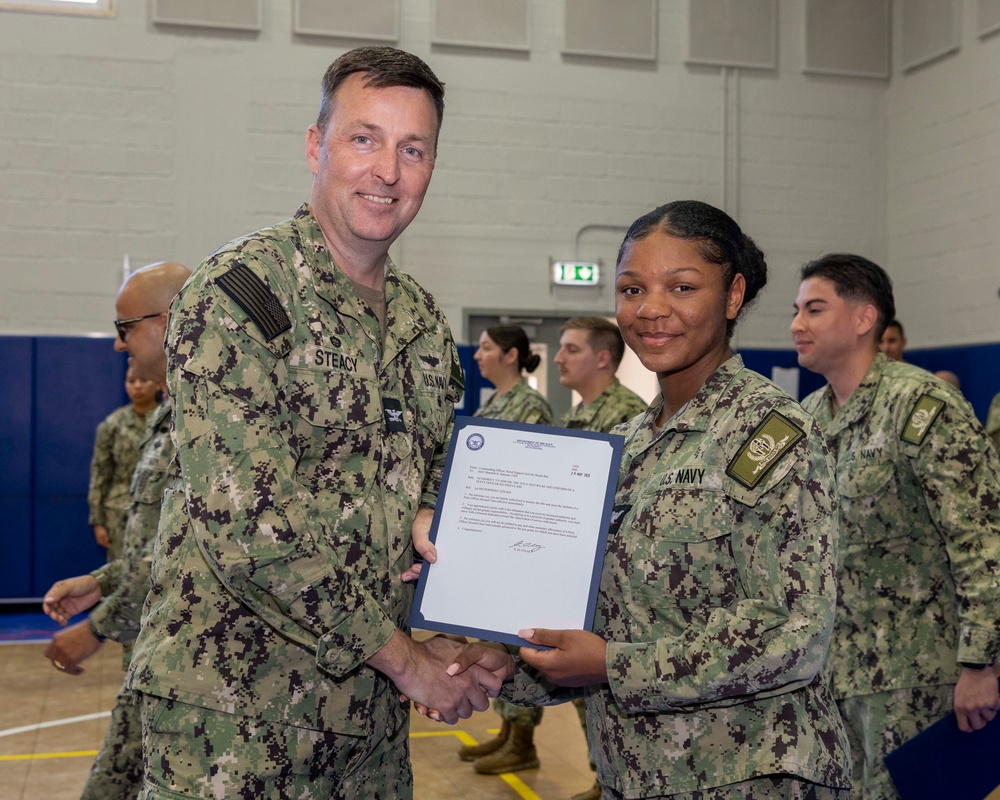 NSA Souda Bay E5 and E6 Frocking Ceremony May 2025