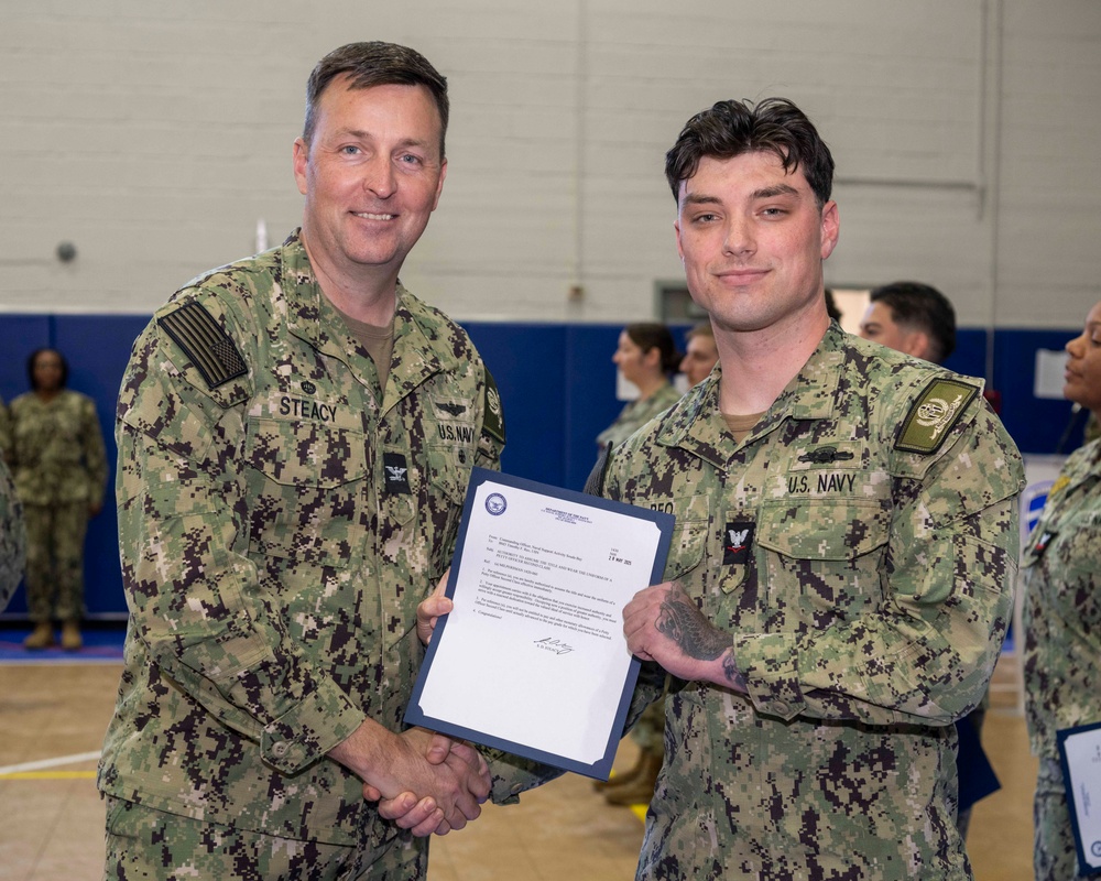 NSA Souda Bay E5 and E6 Frocking Ceremony May 2025