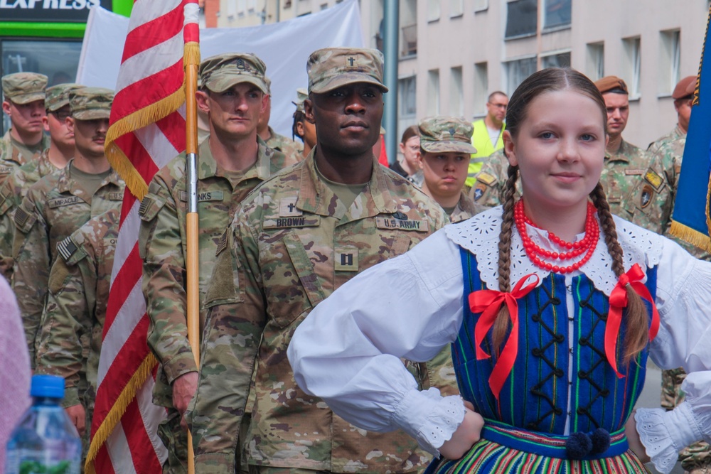 U.S. Troops Join Forces with NATO Allies in a Show of Unity