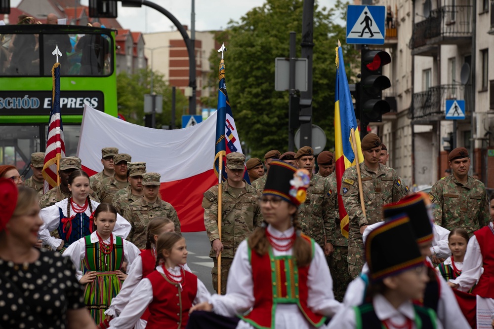 U.S. Troops Join Forces with NATO Allies in a Show of Unity