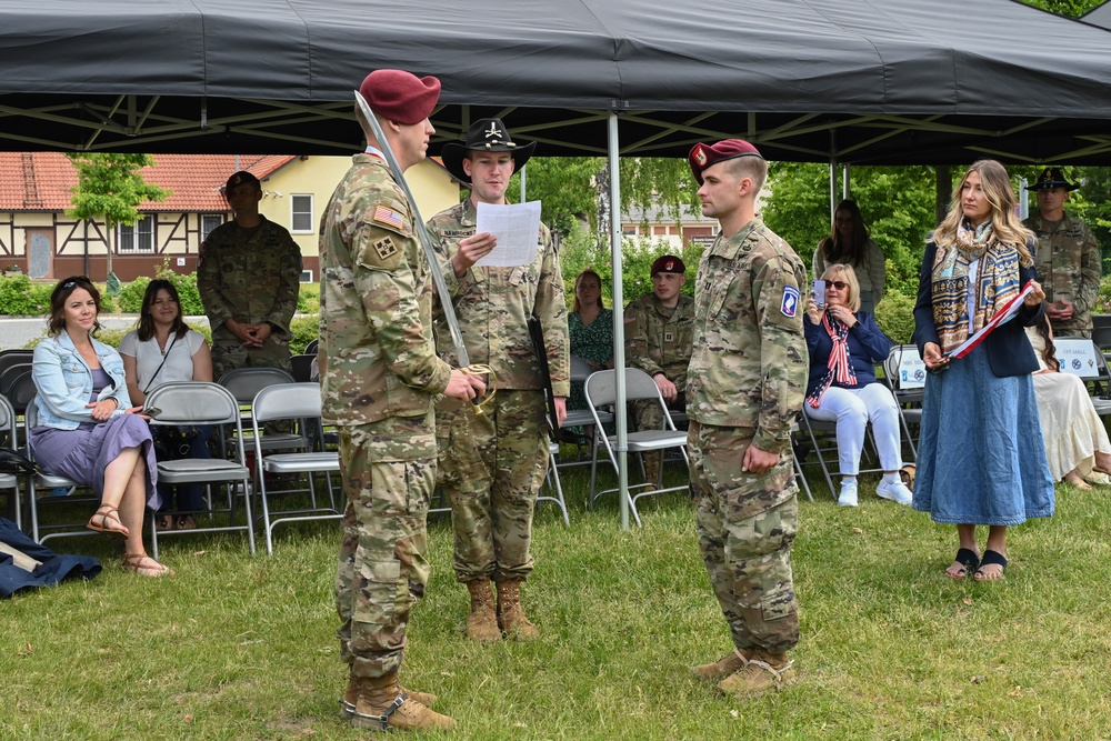 1-91 CAV, 173rd Airborne Brigade Change of Command Ceremony