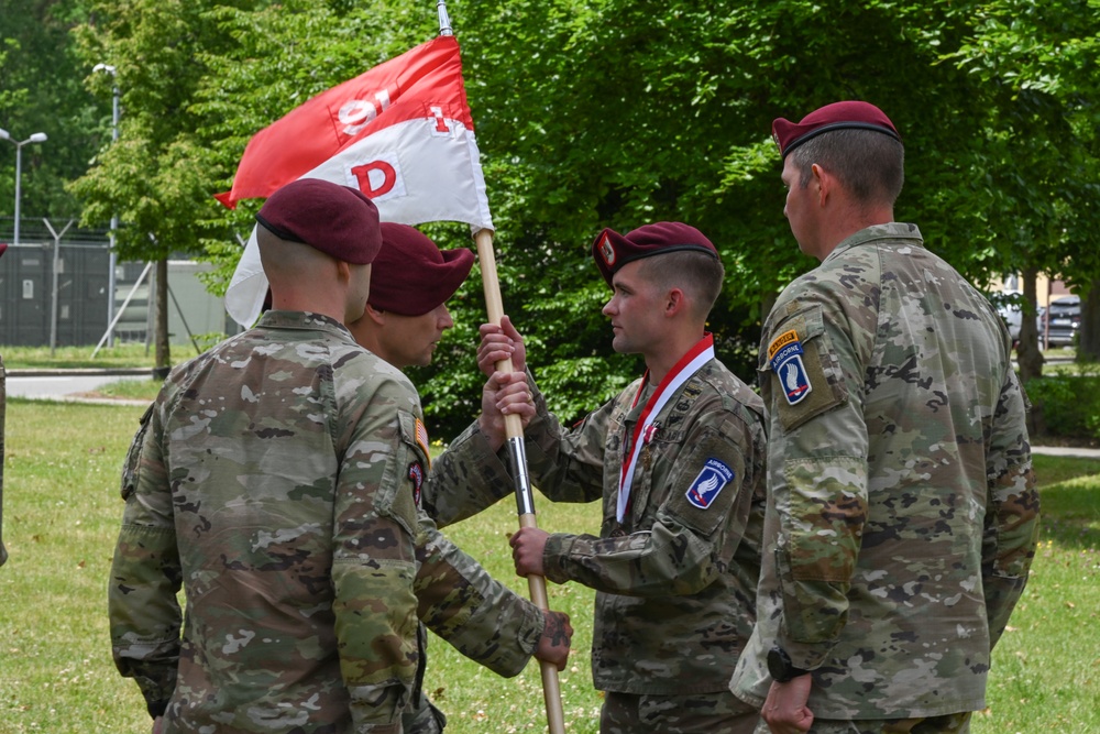1-91 CAV, 173rd Airborne Brigade Change of Command Ceremony