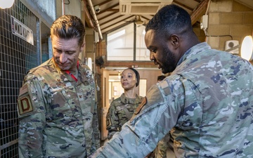 Day in the life: 100th ARW command team integrates with 100th SFS military working dogs