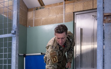 Day in the life: 100th ARW command team integrates with 100th SFS military working dogs