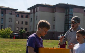 Local Boy Scout leads construction of disc golf course at Ramstein AB