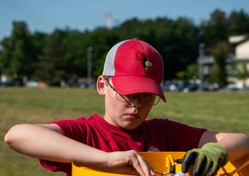 Local Boy Scout leads construction of disc golf course at Ramstein AB