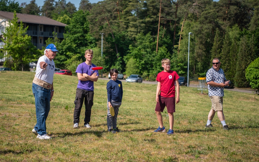 Local Boy Scout leads construction of disc golf course at Ramstein AB