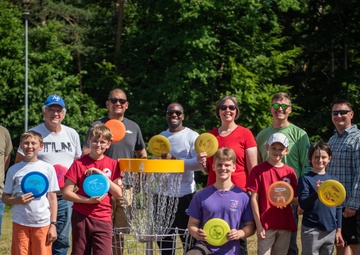 Local Boy Scout leads construction of disc golf course at Ramstein AB