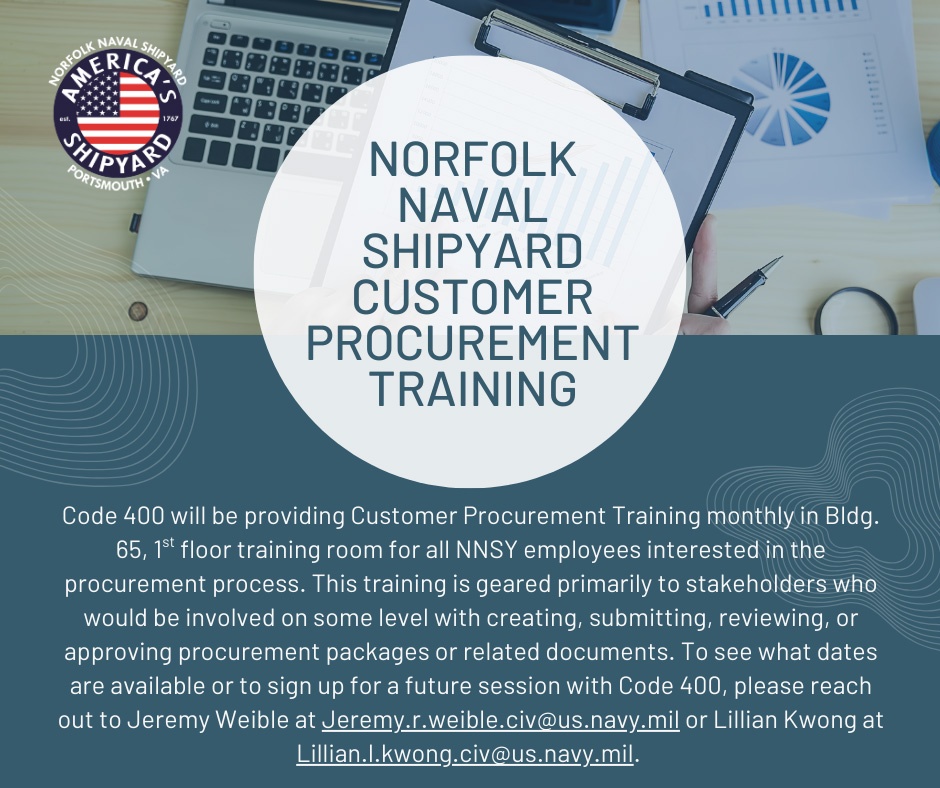Norfolk Naval Shipyard Customer Procurement Training