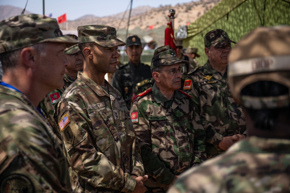 Morocco, US conduct field hospital operations at Anzi, Morocco