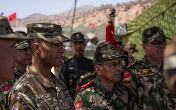 Morocco, US conduct field hospital operations at Anzi, Morocco