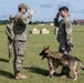 Day in the life: 100th ARW command team integrates with 100th SFS military working dogs