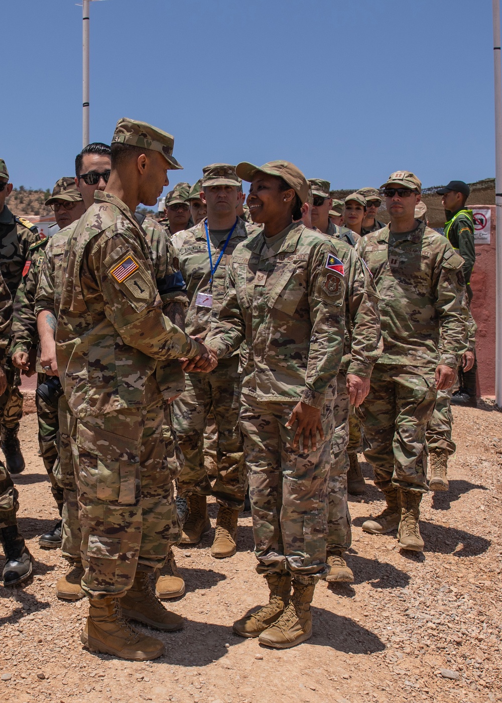 Morocco, US conduct field hospital operations at Anzi, Morocco