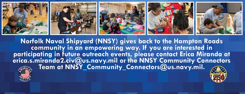 Norfolk Naval Shipyard Community Connectors Give Back to the Hampton Roads Community
