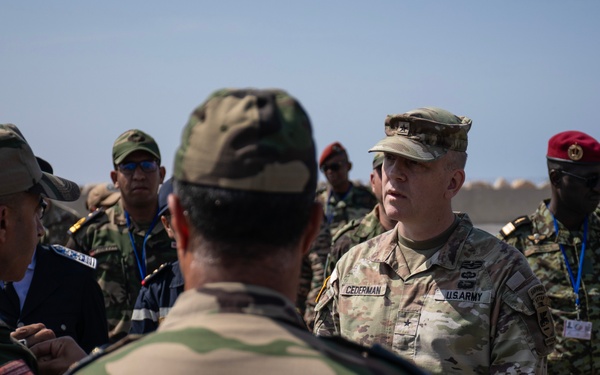 US, Ghanaian, Moroccan Special Forces demonstrate maritime assault and explosive chemical attack operations during African Lion 2025