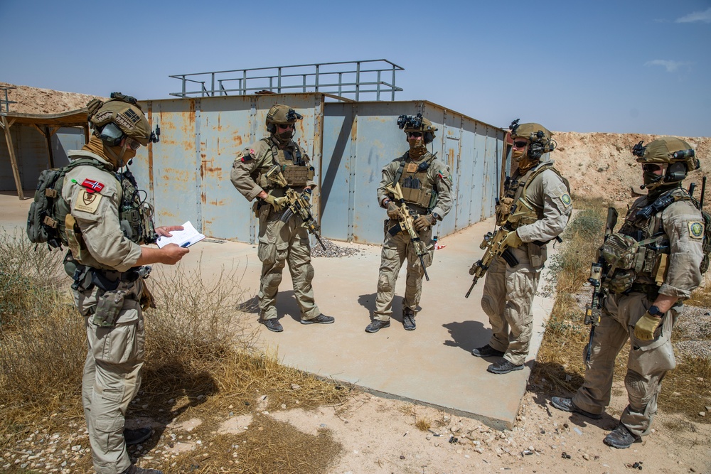 Coalition Members Conduct Close-Quarters Battle Training Exercise