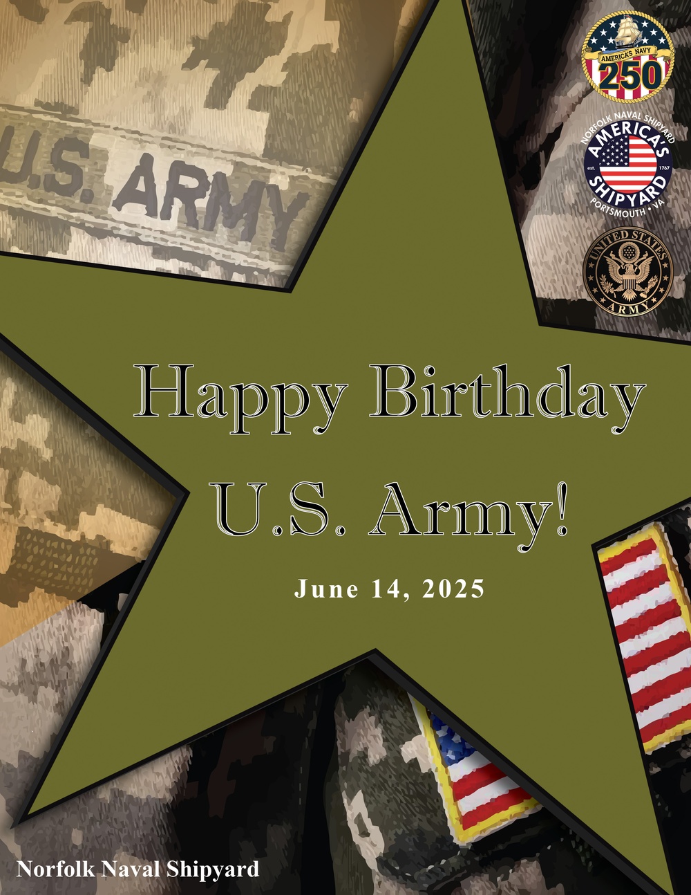 NNSY Celebrates the 249th Birthday of the United States Army