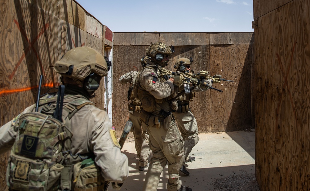 Coalition Members Conduct Close-Quarters Battle Training Exercise