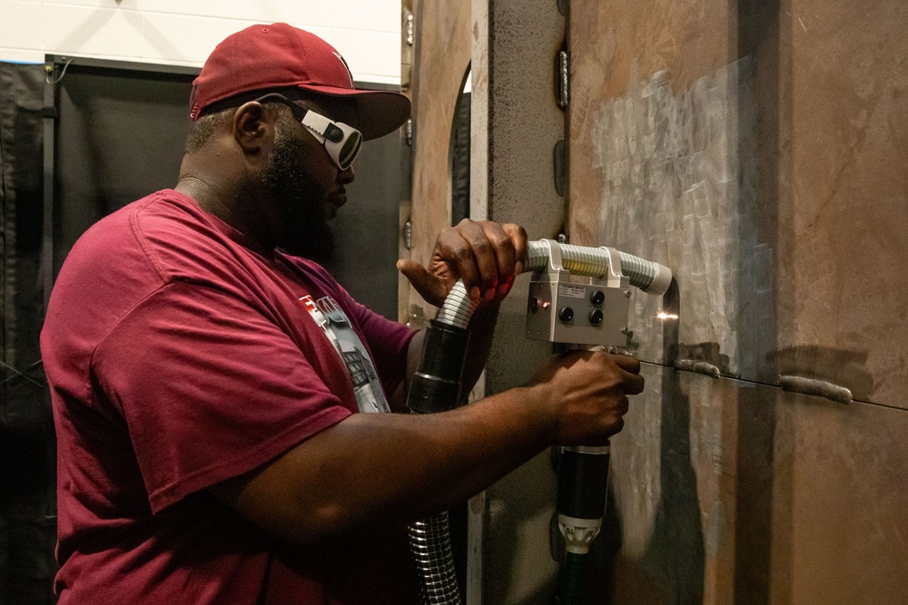 Norfolk Naval Shipyard Shines as North Star for Latest in Laser Ablation Efforts Across Shipyards