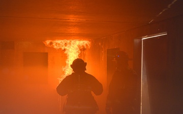 Firefighting Cross training between 424th ABS, Belgians &amp; Students