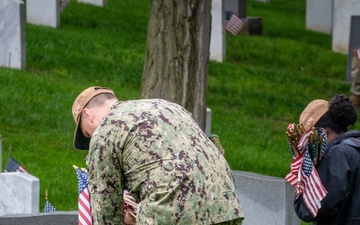 Chaplain Corps honors the fallen at Chaplains Hill during ‘Flags In’