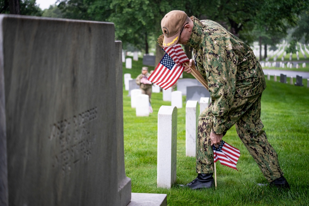 Chaplain Corps honors the fallen at Chaplains Hill during ‘Flags In’