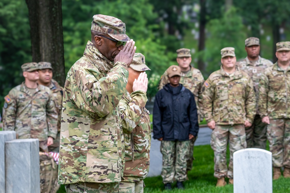 Chaplain Corps honors the fallen at Chaplains Hill during ‘Flags In’
