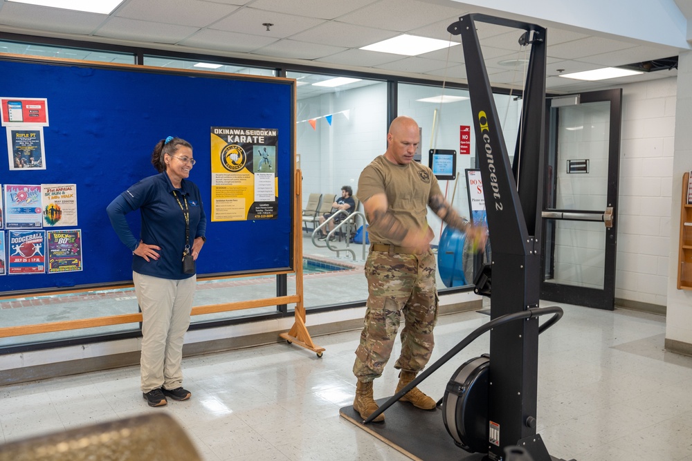 Robins AFB Fitness Center personnel help Airmen maintain fitness standards