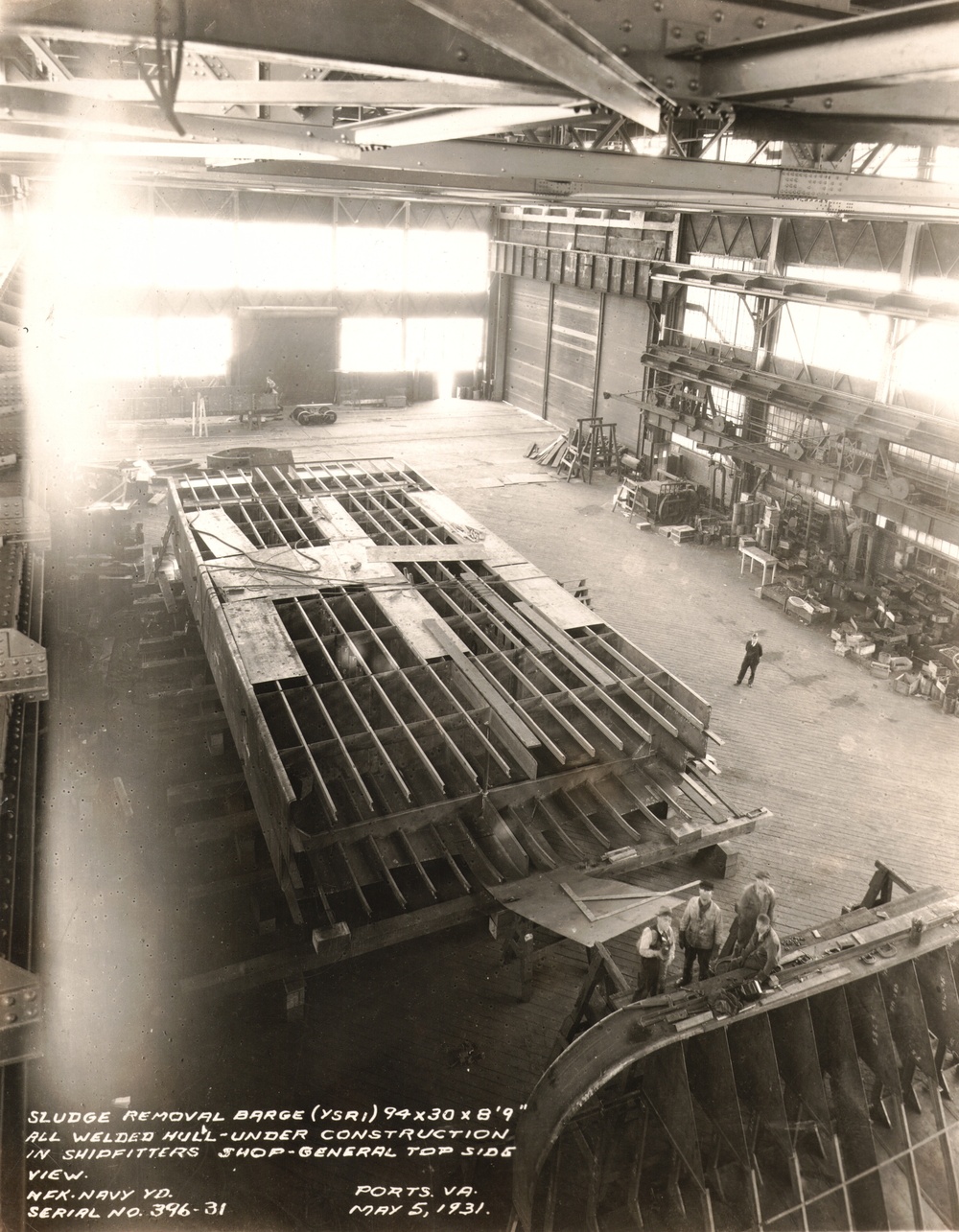 Our Yard History: The Structural Shop, Building 163