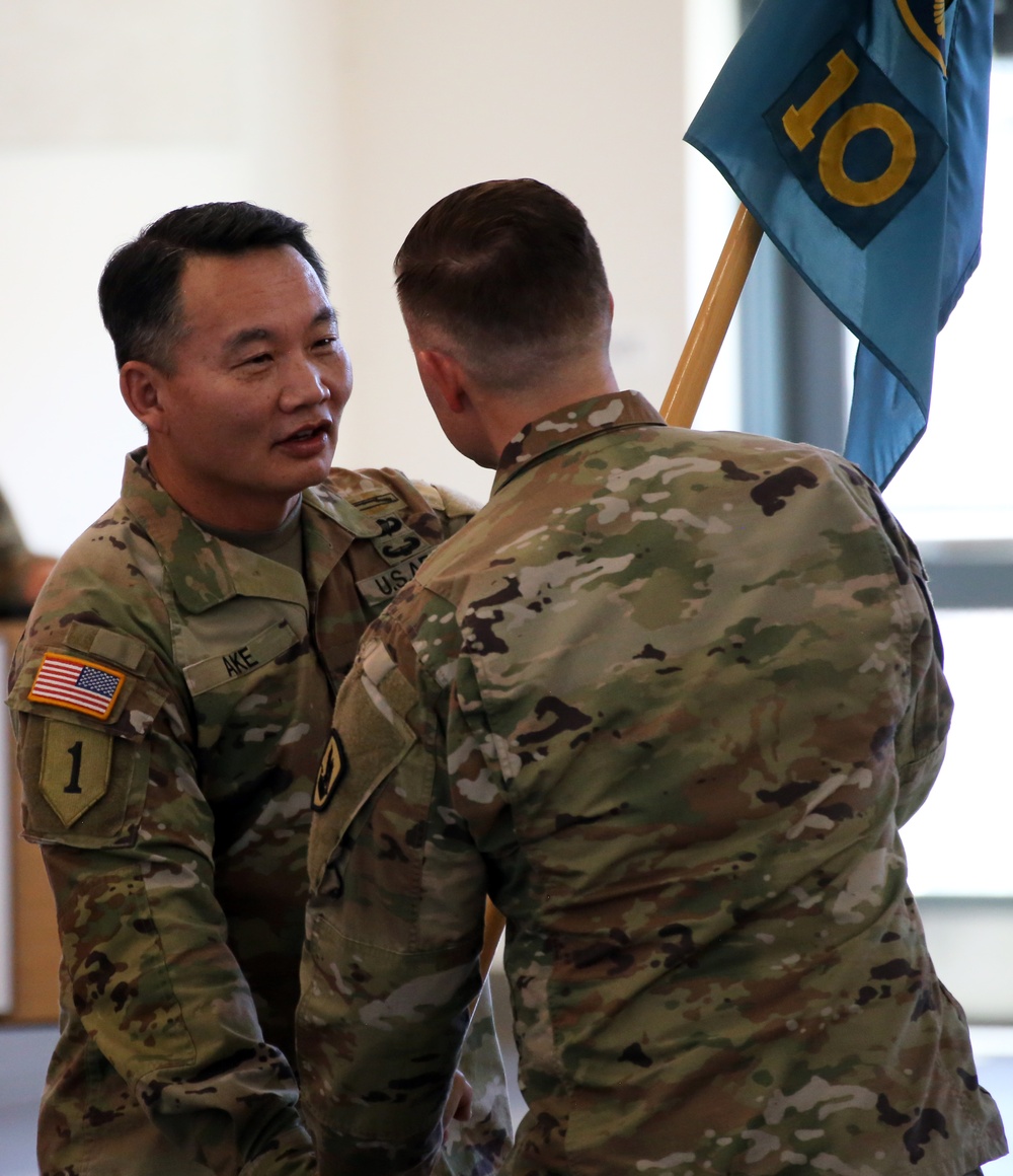 10th Civil Support Team Change of Command
