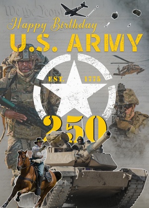 SGTMAJ Chuck Burden and the 250th U.S. Army Birthday