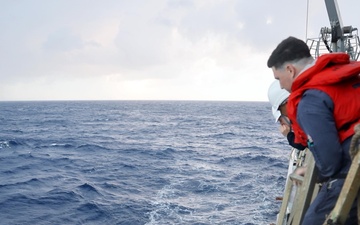 USS Gravely and U.S. Coast Guard Conduct Drug Interdiction in Caribbean Sea