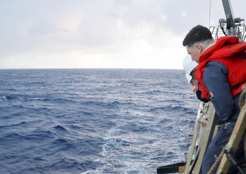 USS Gravely and U.S. Coast Guard Conduct Drug Interdiction in Caribbean Sea