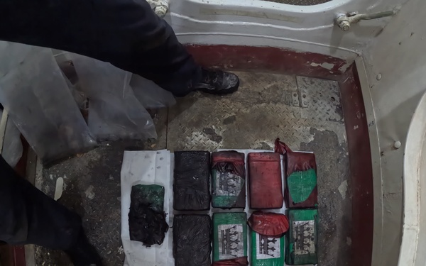 Coast Guard Cutter Diligence interdicts 40 pounds of cocaine in the Caribbean Sea