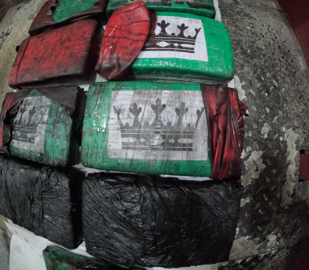 Coast Guard Cutter Diligence interdicts 40 pounds of cocaine in the Caribbean Sea