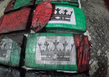 Coast Guard Cutter Diligence interdicts 40 pounds of cocaine in the Caribbean Sea