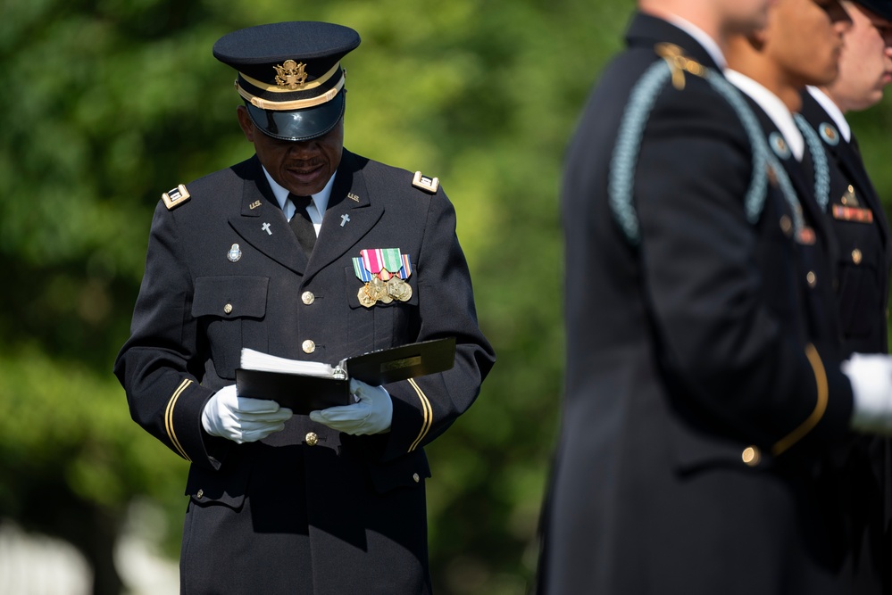 Full Military Funeral Honors with Escort are Conducted for U.S. Army Air Force Pvt. Bernard Curran in Section 62