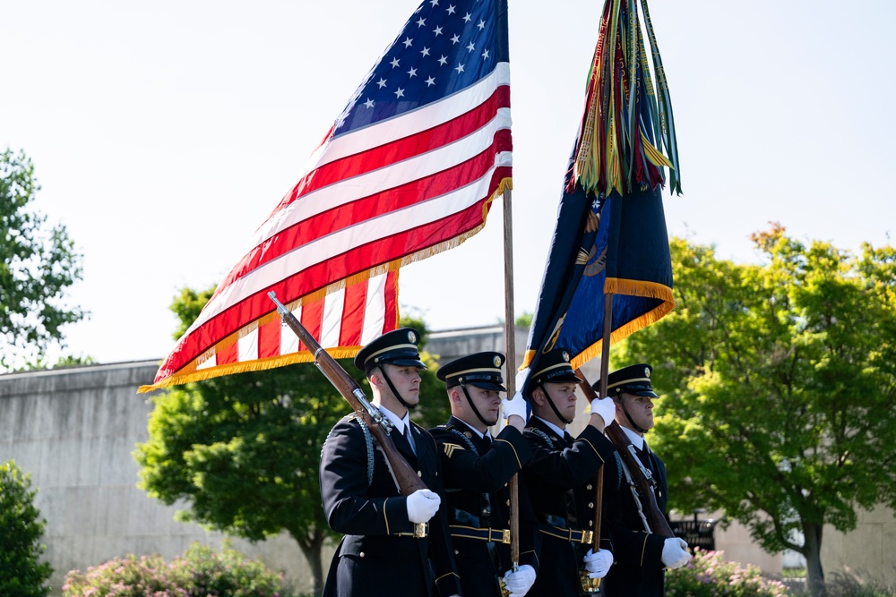 Full Military Funeral Honors with Escort are Conducted for U.S. Army Air Force Pvt. Bernard Curran in Section 62