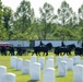 Full Military Funeral Honors with Escort are Conducted for U.S. Army Air Force Pvt. Bernard Curran in Section 62
