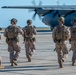 U.S. service members assist with illegal alien arrival flight