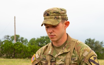 First Team Troopers conduct Land Nav as part of a Best Squad Competition