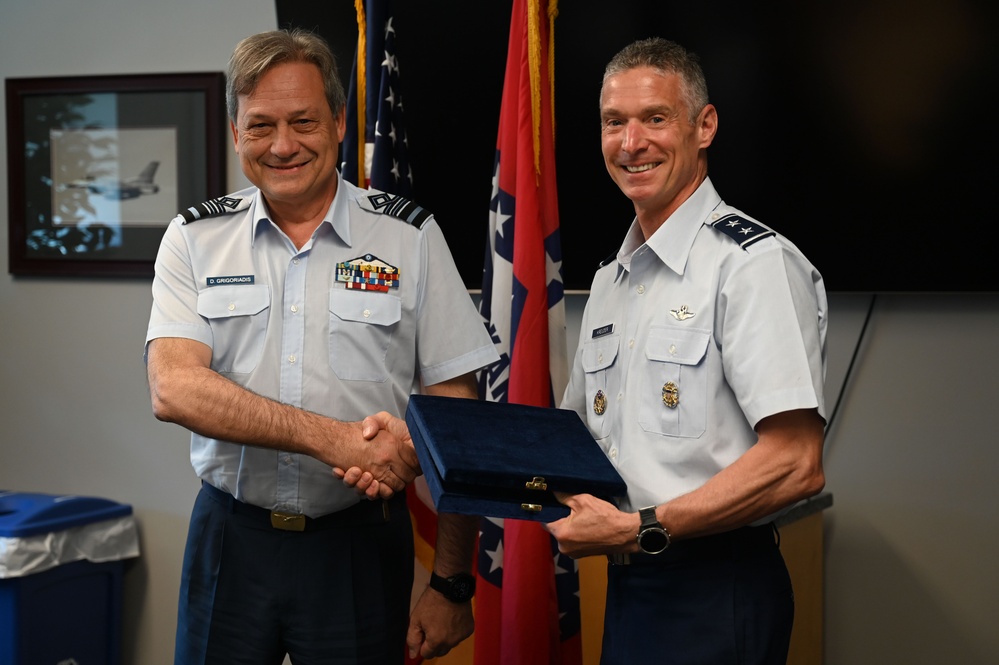 Hellenic Air Force visits Ebbing ANGB