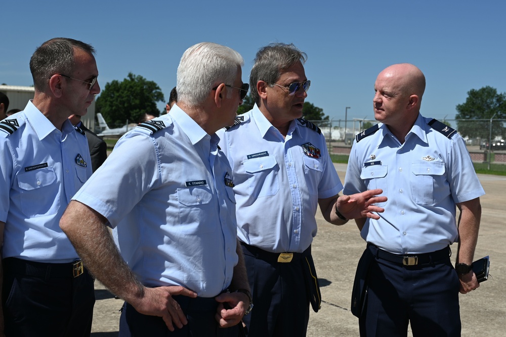 Hellenic Air Force visits Ebbing ANGB