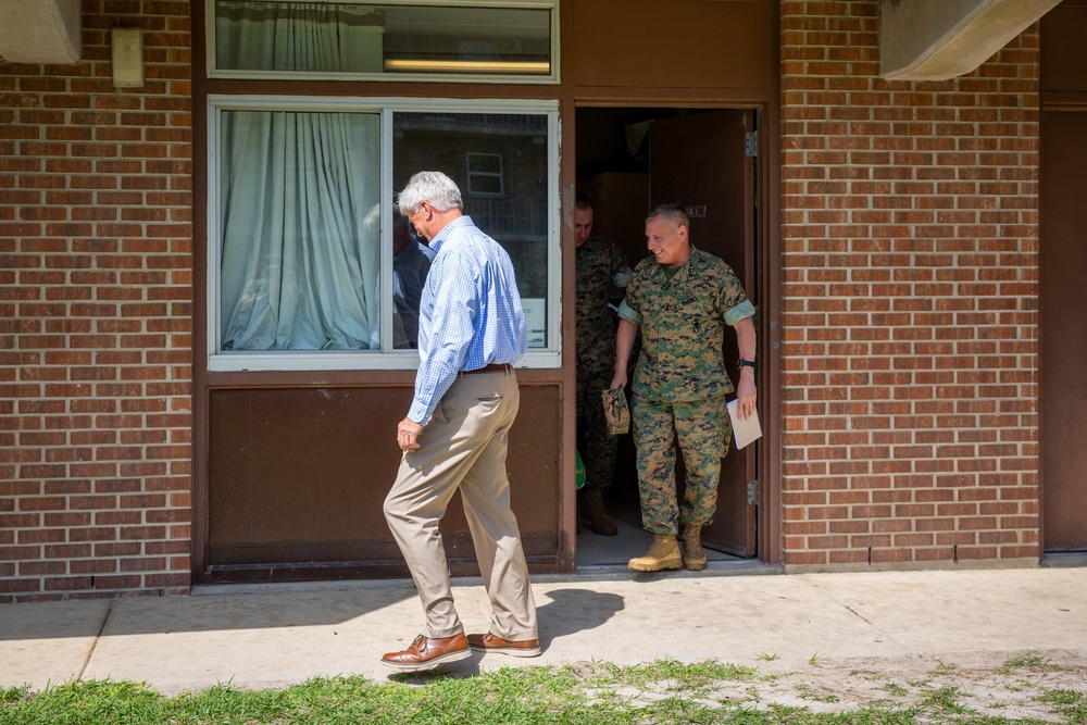Deputy Commandant for Installations and Logistics Visits MCB Camp Lejeune 2025