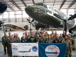 79th ARS Visits Historic ‘Night Fright’ C-47 in England