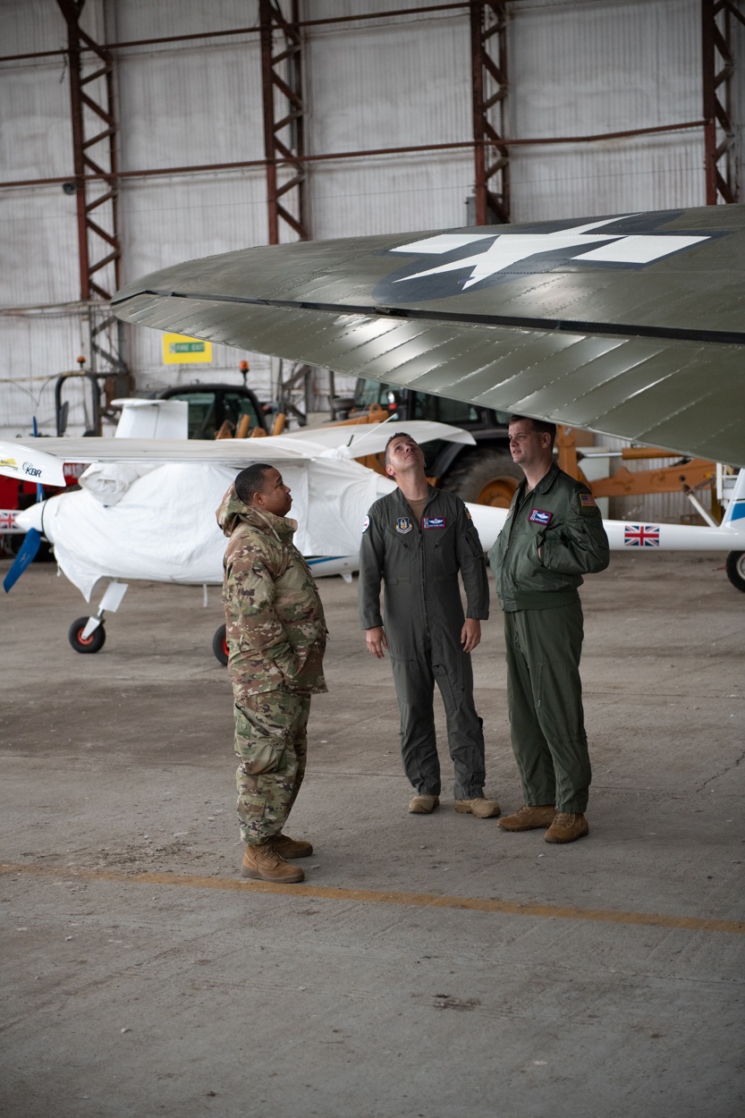 79th ARS Visits Historic ‘Night Fright’ C-47 in England