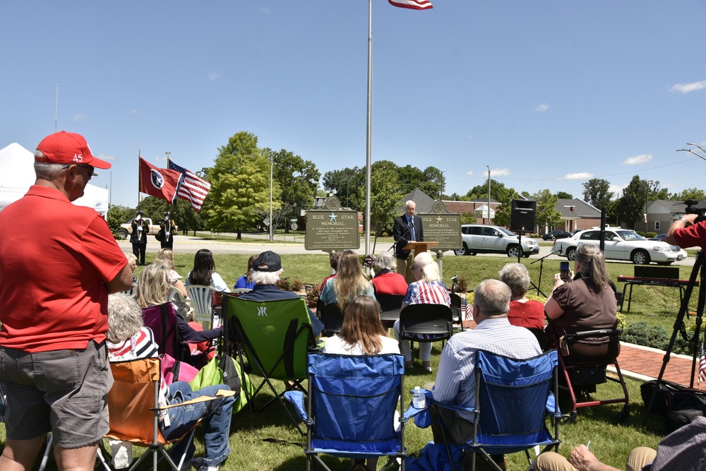 AEDC Capt. Camden Dammeyer participates in local Memorial Day Celebration