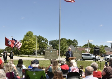 AEDC Capt. Camden Dammeyer participates in local Memorial Day Celebration
