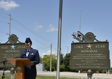AEDC Capt. Camden Dammeyer participates in local Memorial Day Celebration