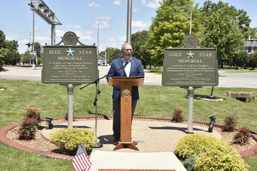 AEDC Capt. Camden Dammeyer participates in local Memorial Day Celebration